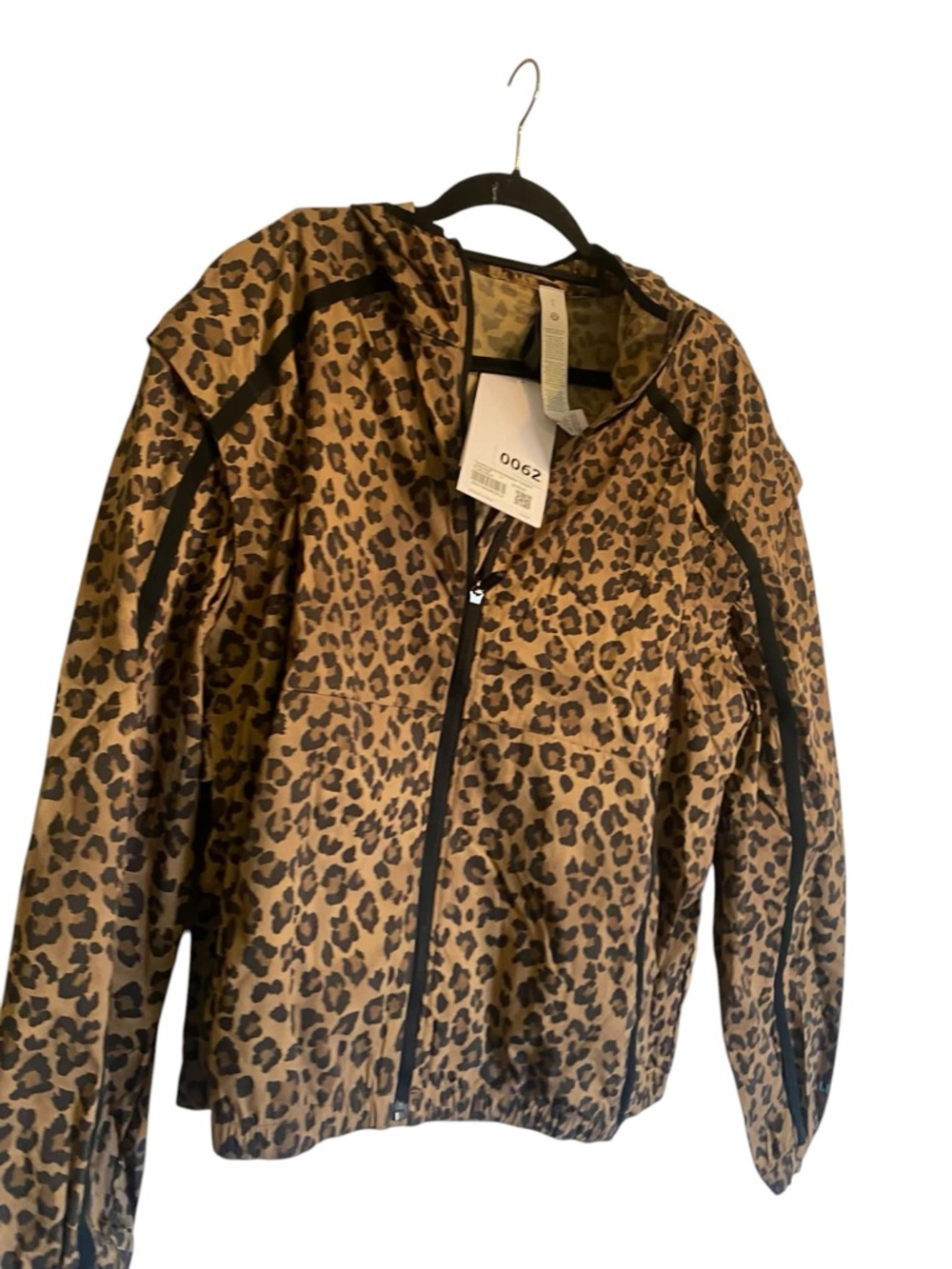 NWT Lululemon transformable windbreaker LEOPARD Size L - Picture 2 of 5
